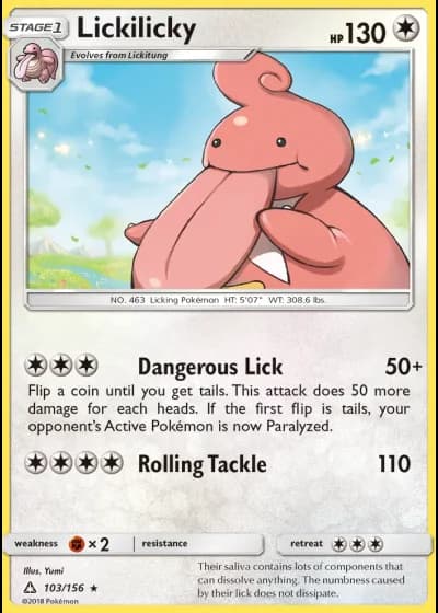 Lickilicky #103/156 — Ultra Prism