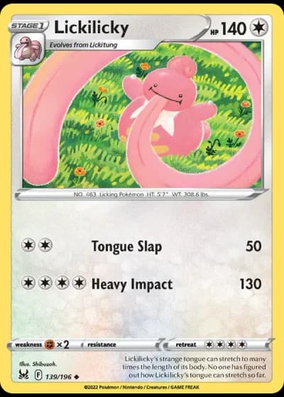 Lickilicky #139/196 — Lost Origin