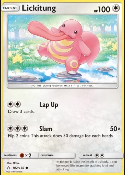 Lickitung #102/156 — Ultra Prism