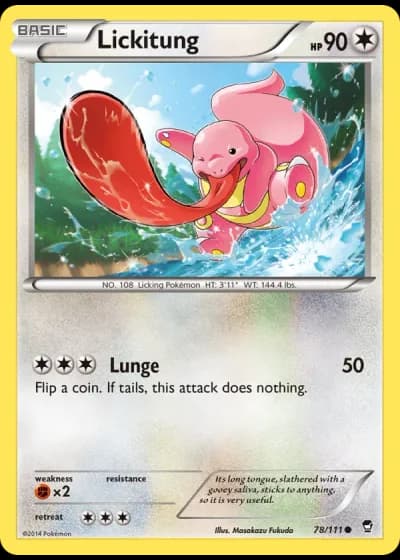 Lickitung #78/111 — Furious Fists