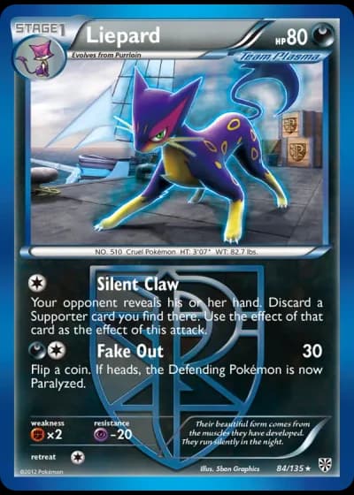 Liepard #84/135 — Plasma Storm