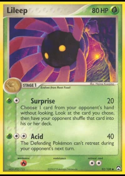Lileep #52/108 — Power Keepers
