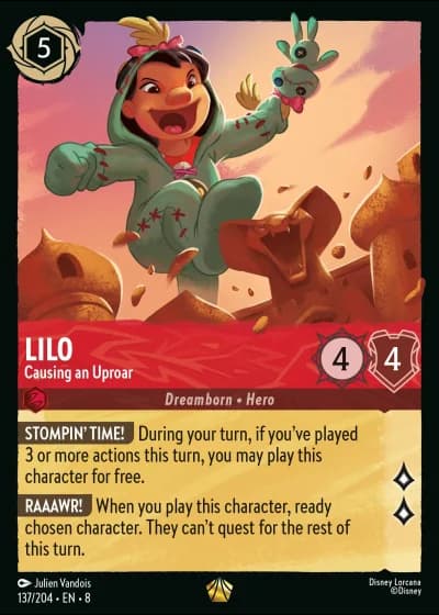 Lilo - Causing an Uproar #137/204 — Reign of Jafar