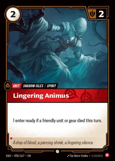 Lingering Animus #005/189 — Radiance
