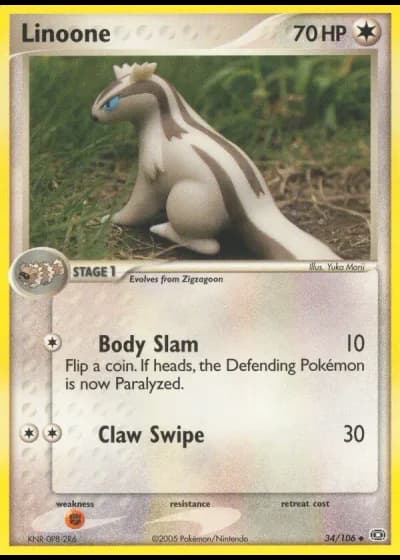 Linoone #34/106 — Emerald