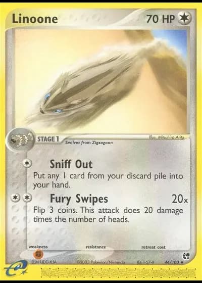 Linoone #44/100 — Sandstorm