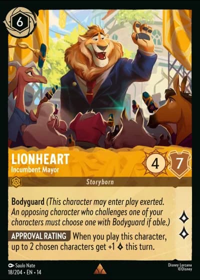 Lionheart - Incumbent Mayor #18/257 — Hyperia City