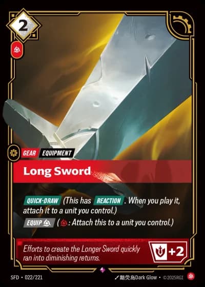 Long Sword #022/303 — Spiritforged
