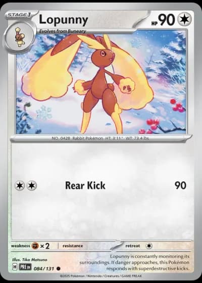 Lopunny #084/131 — Prismatic Evolutions