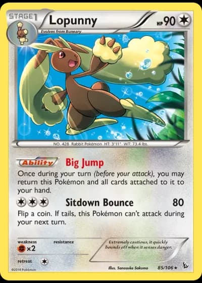 Lopunny #85/106 — Flashfire