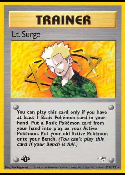 Lt. Surge #101/132 — Gym Heroes