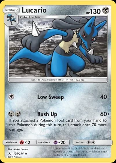 Lucario #126/214 — Unbroken Bonds