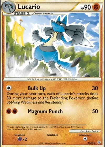 Lucario #19/95 — Unleashed