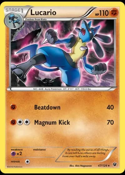 Lucario #47/124 — Fates Collide