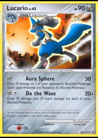 Lucario #53/127 — Platinum