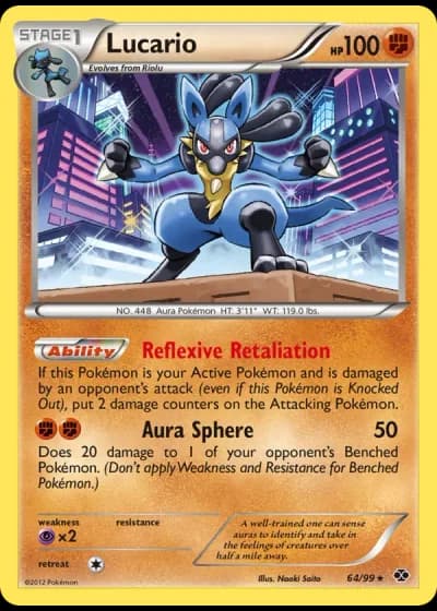 Lucario #64/99 — Next Destinies