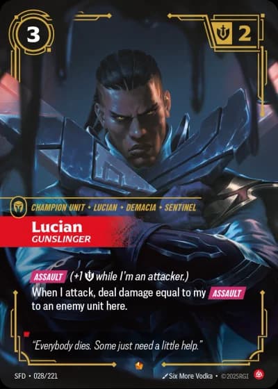 Lucian, Gunslinger #028/303 — Spiritforged