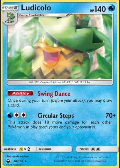 Ludicolo #38/168 — Celestial Storm