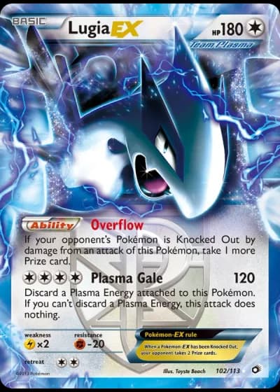 Lugia EX #102/113 — Legendary Treasures