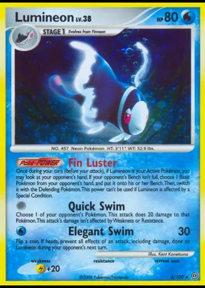 Lumineon #4/100 — Stormfront