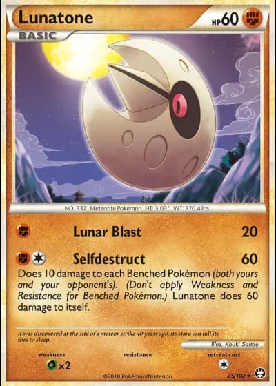 Lunatone #25/102 — Triumphant