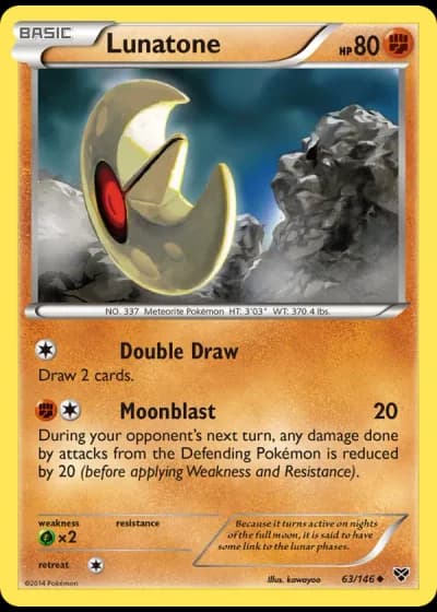 Lunatone #63/146 — XY