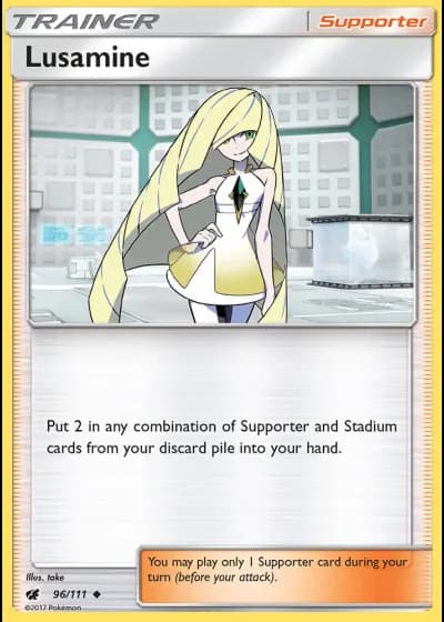 Lusamine #96/111 — Crimson Invasion