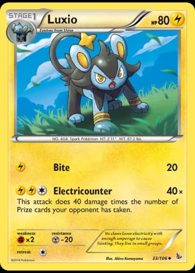 Luxio #33/106 — Flashfire
