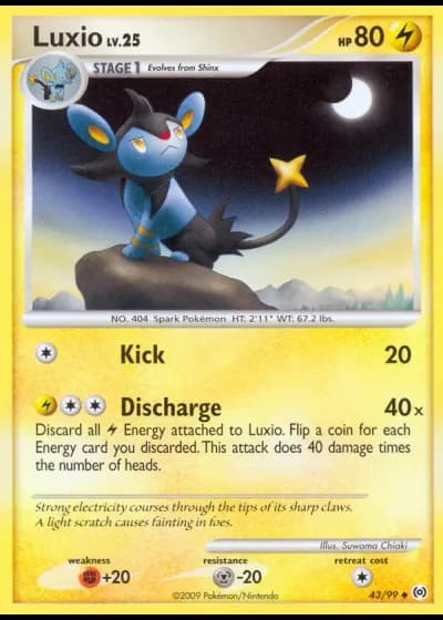 Luxio #43/99 — Arceus