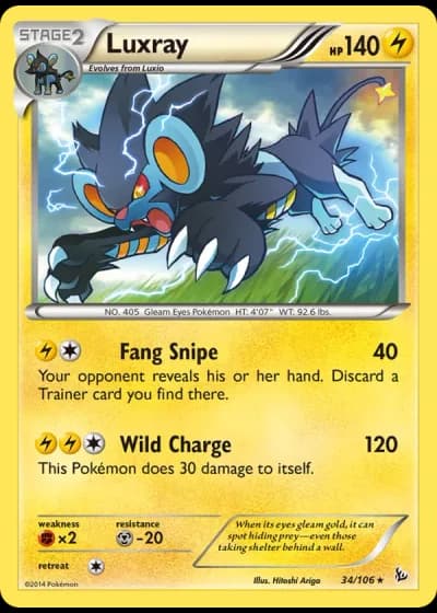 Luxray #34/106 — Flashfire