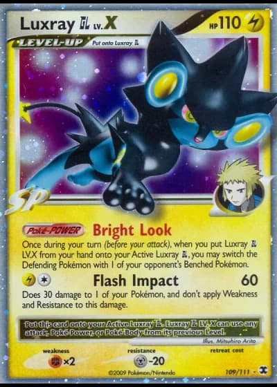 Luxray GL LV.X #109/111 — Rising Rivals