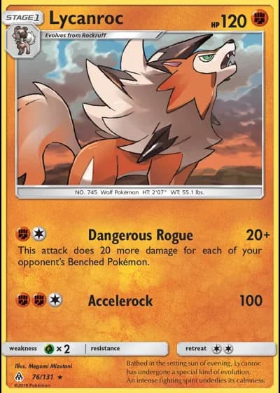 Lycanroc #76/131 — Forbidden Light