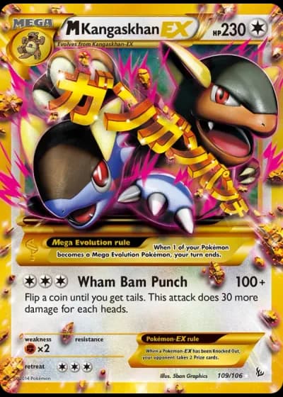 M Kangaskhan EX #109/106 — Flashfire