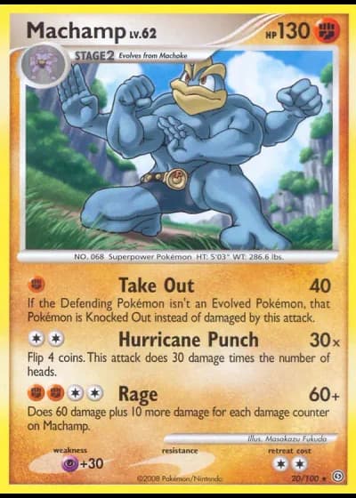 Machamp #20/100 — Stormfront