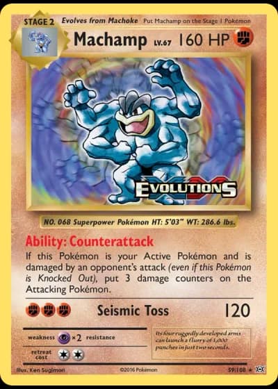 Machamp #59/108 — Evolutions