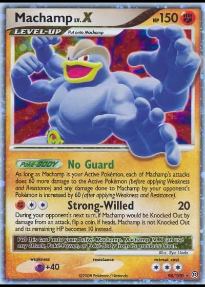 Machamp LV.X #98/100 — Stormfront