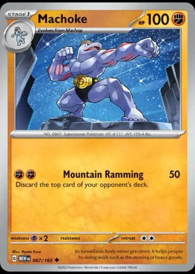 Machoke #067/165 — 151