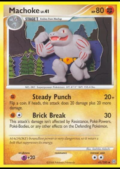 Machoke #41/100 — Stormfront