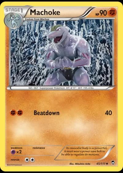 Machoke #45/111 — Furious Fists