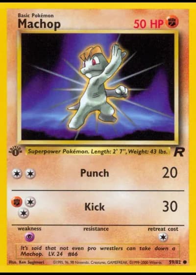 Machollo #59/82 — Team Rocket