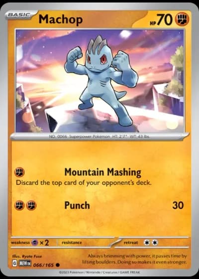 Machop #066/165 — 151