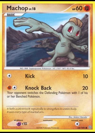 Machop #64/100 — Stormfront