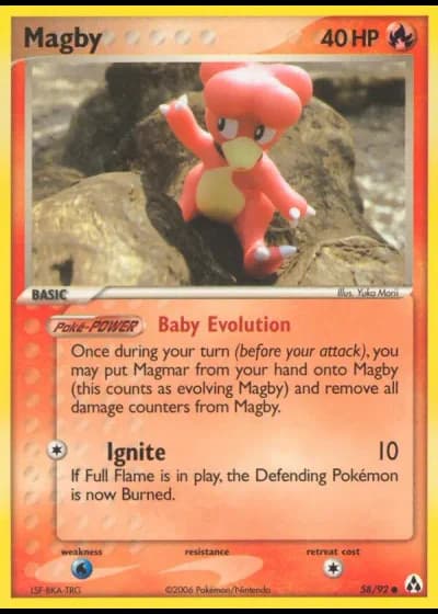 Magby #58/92 — Legend Maker