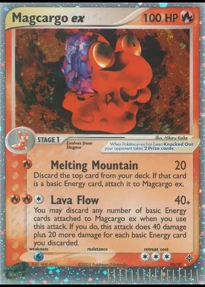 Magcargo ex #95/97 — Dragon