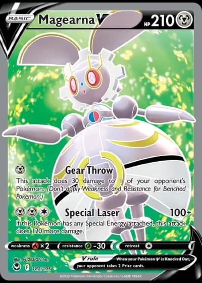 Magearna V #182/195 — Silver Tempest