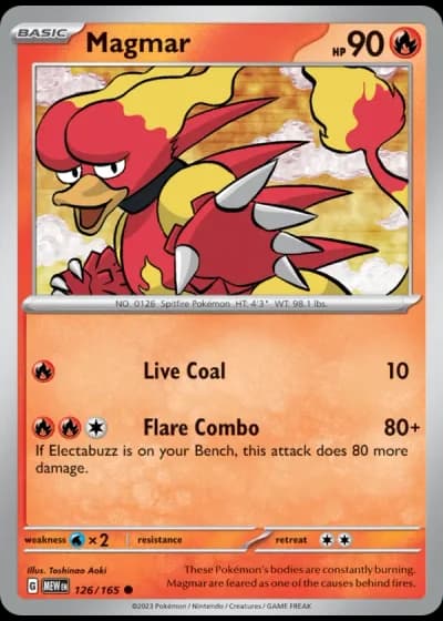 Magmar #126/165 — 151