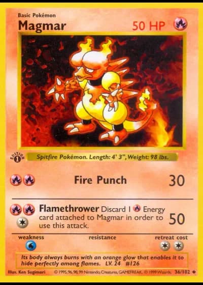 Magmar #36/102 — Grundset