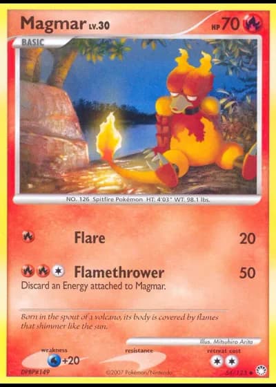 Magmar #54/123 — Mysterious Treasures