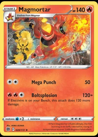 Magmortar #020/172 — Brilliant Stars