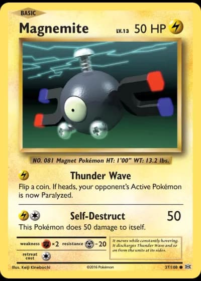 Magnemite #37/108 — Evolutions